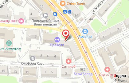 Центр по выплате пенсий Управление Пенсионного фонда РФ в г. Калининграде на карте