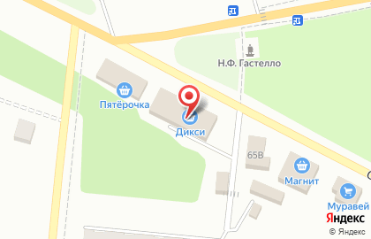 Супермаркет Дикси на Советской улице на карте