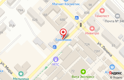 Магазин алкогольных напитков Красное & Белое на Зои Космодемьянской на карте