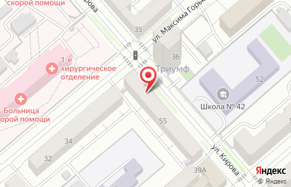 Магазин керамической плитки и сантехники Пиастрелла на улице Кирова на карте