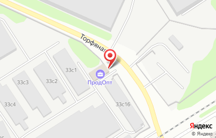Складской комплекс Продопт в Сормовском районе на карте