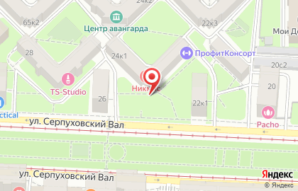Магия Слуха на улице Серпуховский Вал на карте