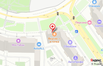 Ресторан быстрого обслуживания Макдоналдс на метро Братиславская на карте