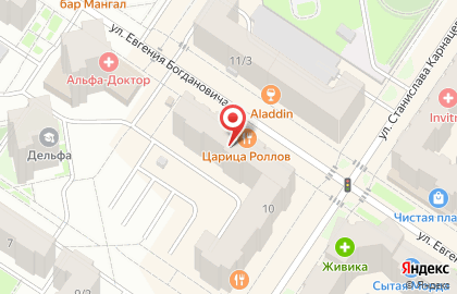 Суширолла на карте