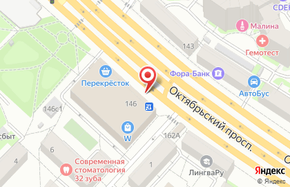 Компания Тезко на Октябрьском проспекте на карте