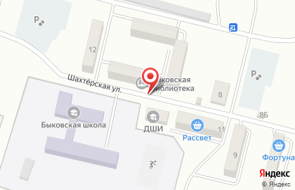 Промышленные товары на улице Шахтерская на карте