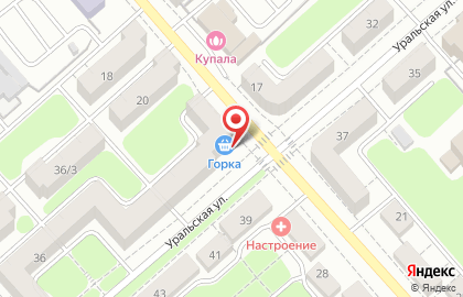Продуктовый магазин Горка в Ленинском районе на карте