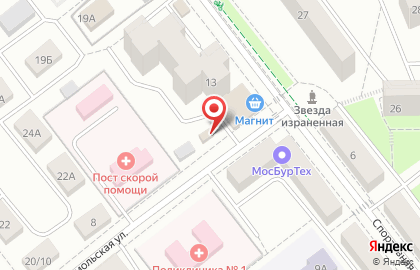 Орхидея на Комсомольской на карте