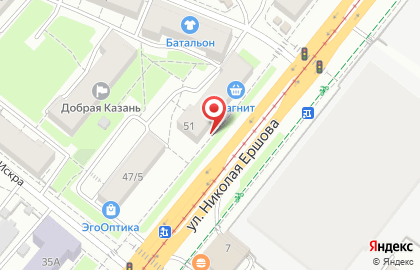 Салон оптики Корд Оптика на улице Николая Ершова на карте