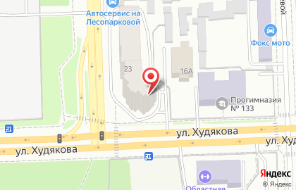 КТС на Лесопарковой улице на карте