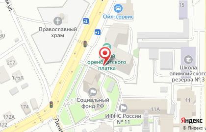 Седьмая Луза в Ленинском районе на карте