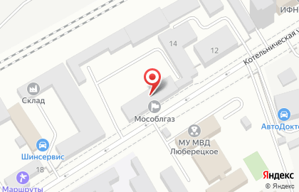 Интернет-магазин компании «Мособлгаз» на Котельнической улице на карте