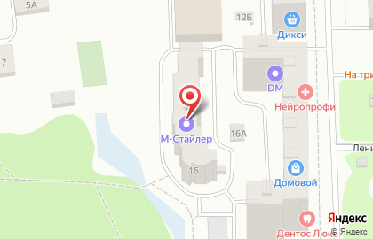 Магазин профессиональной косметики М-Стайлер на Ленинской улице на карте