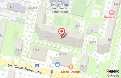 Межреспубликанская коллегия адвокатов на улице Юных Ленинцев на карте