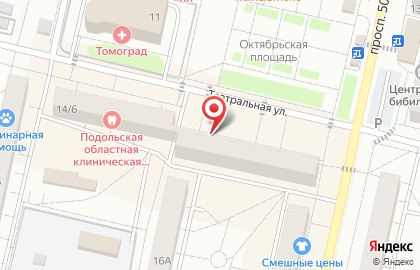 Сеть булочных Каравай СВ в Подольске на карте