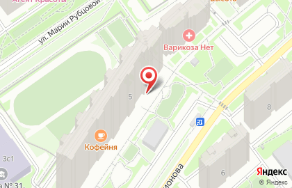 Автошкола Expert на улице Родионова на карте