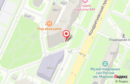Магазин цветов в Санкт-Петербурге на карте