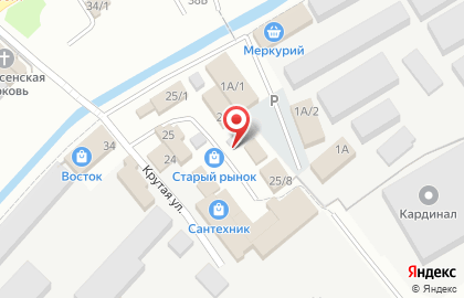 Магазин овощей и фруктов на Крутой, 25/5 на карте