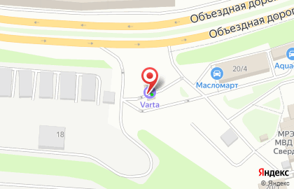 Varta в Екатеринбурге на карте