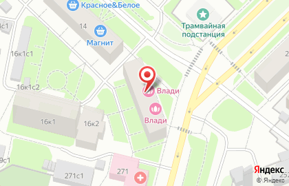 Салон красоты Влади на улице Суворова на карте