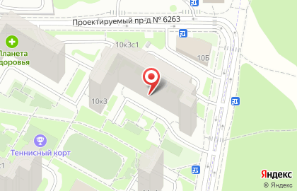 Мини-маркет на Челобитьевском шоссе на карте