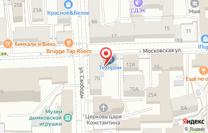 Сфера на Московской улице на карте