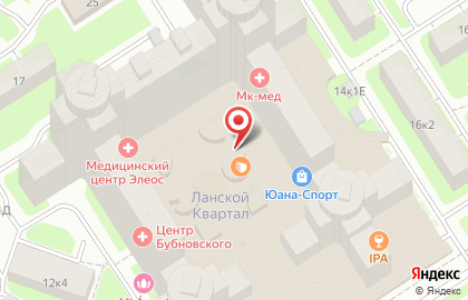 Кафе Фруктовая лавка в Приморском районе на карте