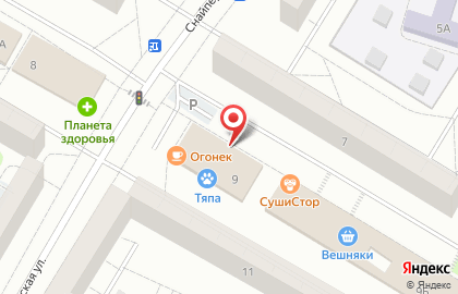 Супермаркет Пятёрочка в Москве на карте