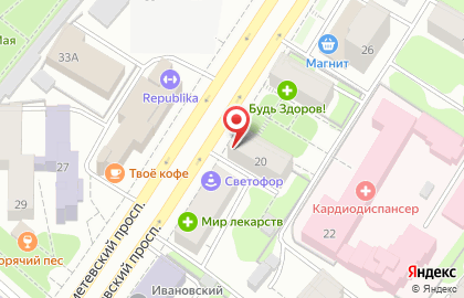 Кафе Беседка на Шереметевском проспекте на карте