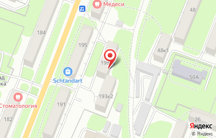 Пушистик на Московской улице на карте