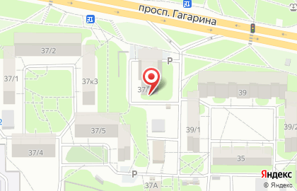 Сеть пунктов приема платежей, ОАО Система Город на проспекте Гагарина на карте