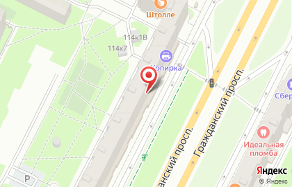 Ломбард 585*Золотой на Гражданском проспекте на карте