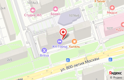 BRITVA Селигерская на карте