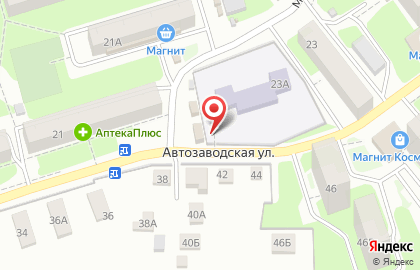 Продовольственный магазин Вкусняшка на Автозаводской улице на карте