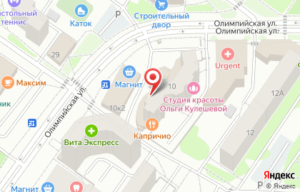 Федеральная сеть Фианит-Ломбард на Олимпийской улице на карте