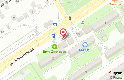 Транспортная компания ГРУЗиК на улице Колотилова на карте
