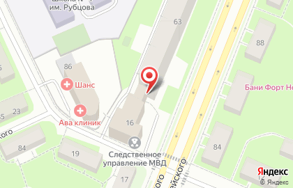 Частный детский сад Левушка на улице Выучейского на карте