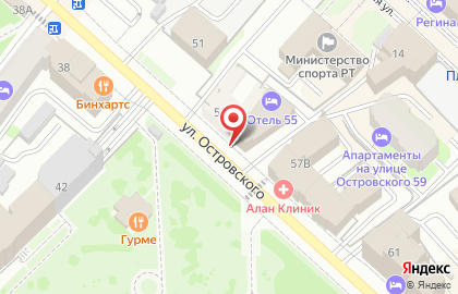 Летай в Казани на карте