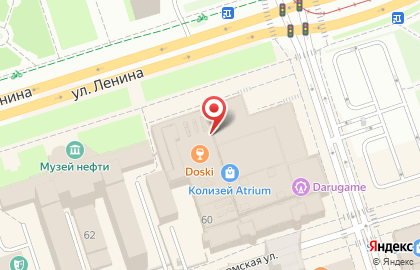 Салон связи Yota в Ленинском районе на карте
