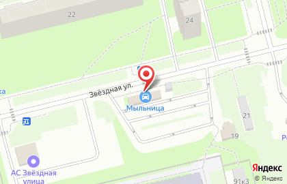 Автомойка самообслуживания Мыльница в Московском районе на карте