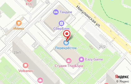 Туристическое агентство ANEX Tour на Никулинской улице на карте