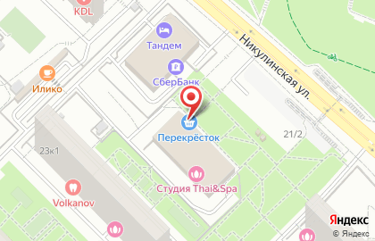 Дом быта Нагатинъ на Никулинской улице на карте