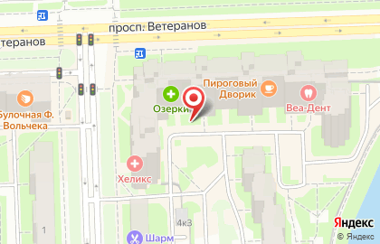 Брюки-Костюмы на проспекте Ветеранов на карте