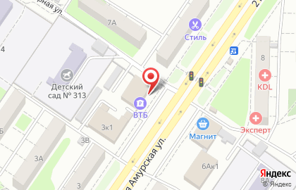 Магазин сантехники и хозяйственных товаров и хозяйственных товаров на 21-ой Амурской улице на карте
