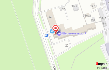 Бассейн Шереметьевский на карте