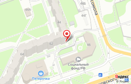 Школа танцев Вдохновение на проспекте Циолковского на карте