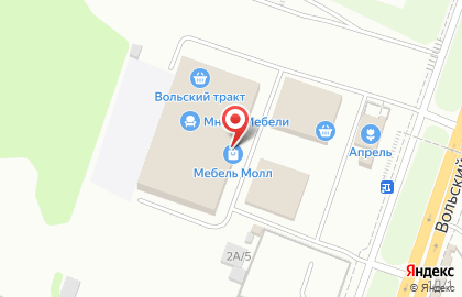 Магазин офисной мебели Фабрикант-Саратов в Ленинском районе на карте