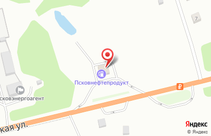 АЗС №16 в Пскове на карте