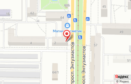 Магазин разливного пива Хмельбум на проспекте Энтузиастов на карте
