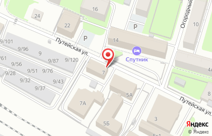 Пекарня Хлебница на Путейской улице на карте